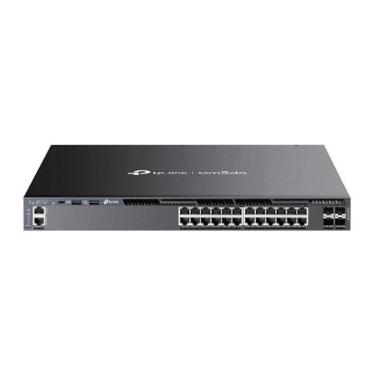 Obrázek TP- Link OMADA switch SG6428XHP (24xGbE, 4xSFP+, 24x PoE+, 720 W, 2xUSB2.0, 2xconsole, RP)