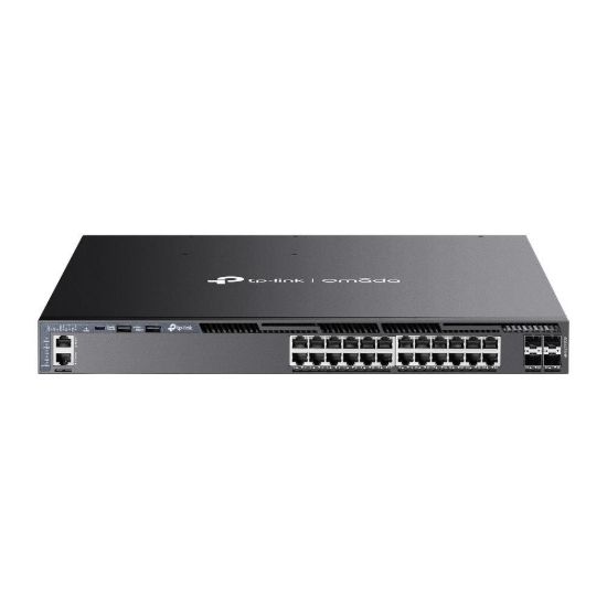 Obrázek TP- Link OMADA switch SG6428XHP (24xGbE, 4xSFP+, 24x PoE+, 720 W, 2xUSB2.0, 2xconsole, RP)