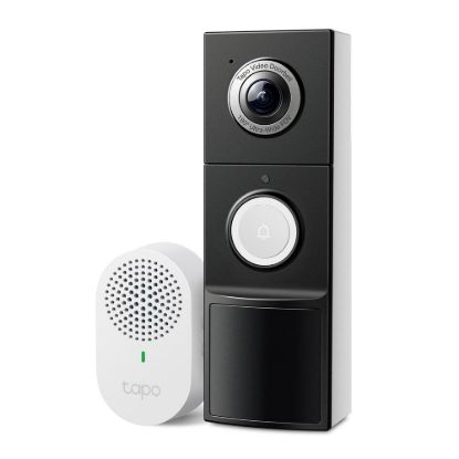Obrázek TP- Link Tapo D235 Chytrý video zvonek (5MP, 2K, WiFi, IR 10m, microSD)