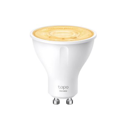 Obrázek TP- Link Tapo L610 chytrá WiFi stmívatelná LED žárovka (bílá, 2700K, 350lm, 2, 4GHz, GU10)
