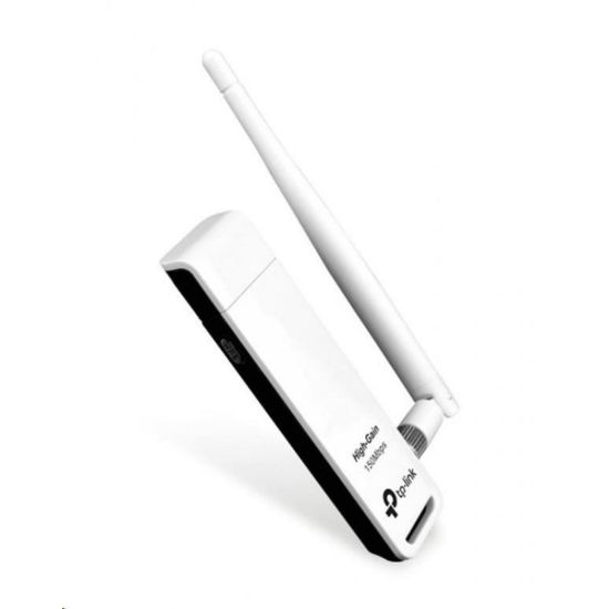 Obrázek TP- Link TL- WN722N USB adapter (N300, 2, 4GHz, USB2.0)