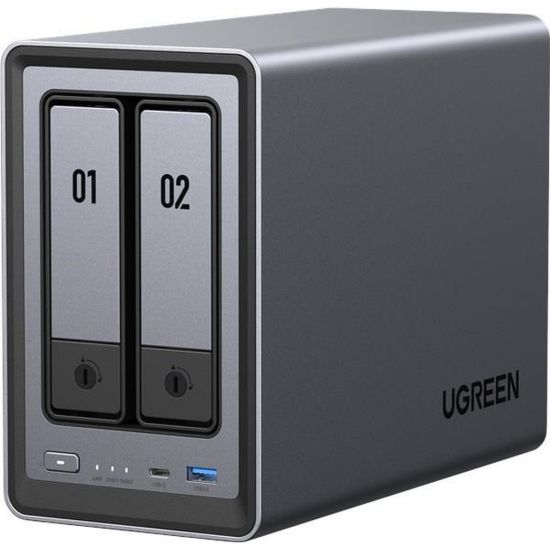 Obrázek UGREEN NASync DXP2800 (4C/ IntelN100/ 3, 4GHz/ 8 GBRAM/ 2xSATA/ 2xM.2/ 1 x 2, 5GbE/ 2xUSB2.0/ 2xUSB3.2/ 1xUSB- C/ HDMI)