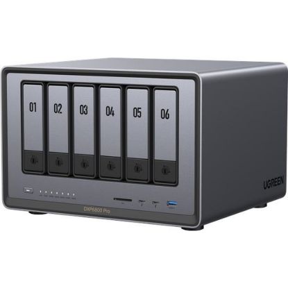 Obrázek UGREEN NASync DXP6800 Pro (10C/ i5- 1235U/ 4, 4GHz/ 8 GBRAM/ 6xSATA/ 2xM.2/ 2 x 10GbE/ 1xPCIe/ 2xTB/ 2xUSB…