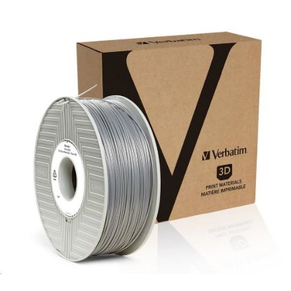 Obrázek VERBATIM 3D Printer Filament PLA 1.75mm, 335m, 1kg silver/ metal grey (55275)