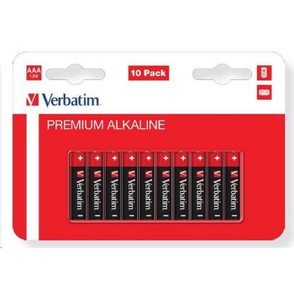 Obrázek VERBATIM Alkalická Baterie AA 10 Pack / LR6