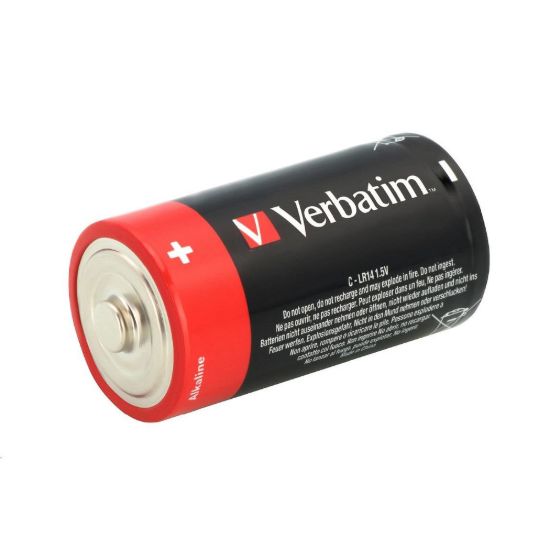 Obrázek VERBATIM Alkalické baterie C, 2 PACK / LR14