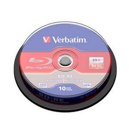 Obrázek VERBATIM BD- RE SL(10- pack)Blu- Ray/ spindle/ 2x/ 25 GB