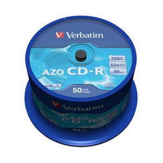 Obrázek VERBATIM CD- R(50- Pack)Spindle/ Crystal/ DLP/ 52x/ 700MB