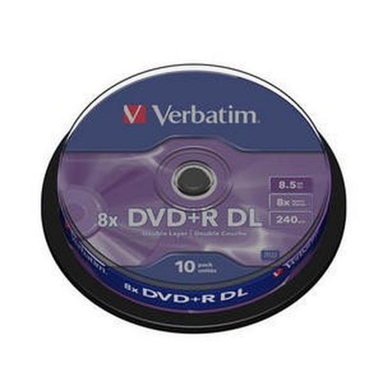 Obrázek VERBATIM DVD+R(10- pack) Double layer/ 8x/ 8.5 GB/ spindle