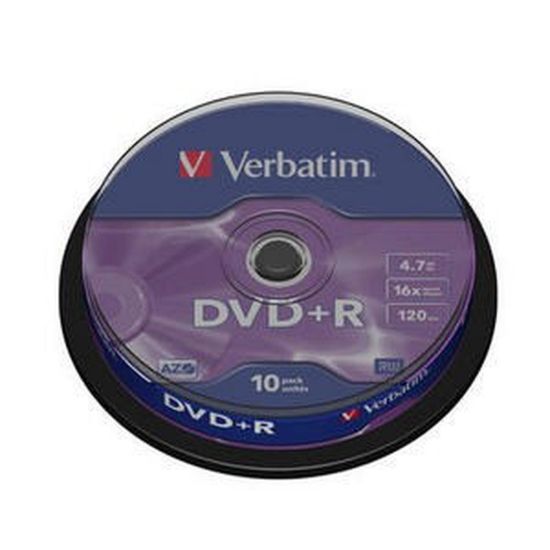 Obrázek VERBATIM DVD+R(10- Pack)Spindle/ General Retail/ 16x/ 4.7 GB