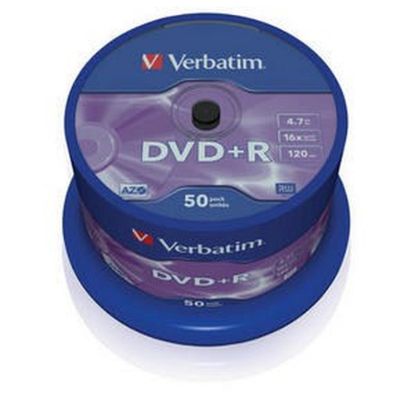 Obrázek VERBATIM DVD+R(50- Pack)Spindle/ General Retail/ 16x/ 4.7 GB