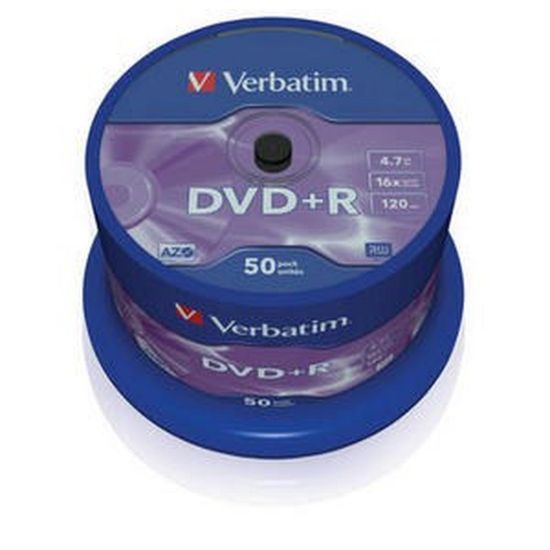 Obrázek VERBATIM DVD+R(50- Pack)Spindle/ General Retail/ 16x/ 4.7 GB