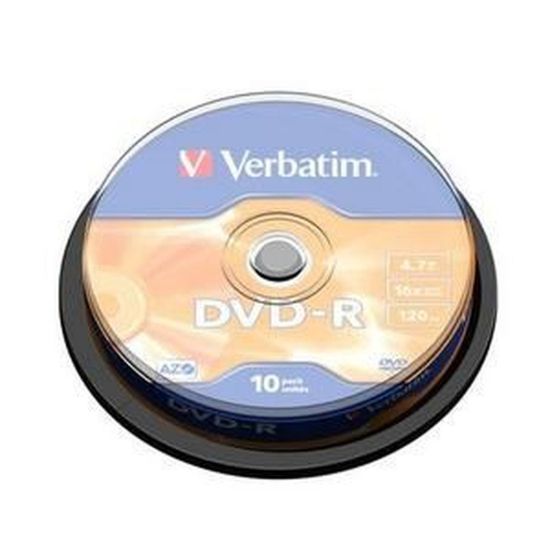 Obrázek VERBATIM DVD- R(10- Pack)Spindle/ General Retail/ 16x/ 4.7 GB