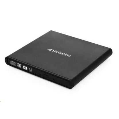 Obrázek VERBATIM externí mechanika DVD- RW Rewriter USB 2.0 Black + NERO