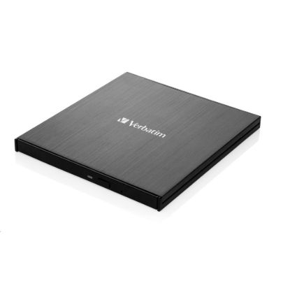 Obrázek VERBATIM externí mechanika DVD- RW Rewriter USB- C, černá + NERO