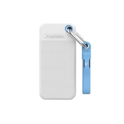 Obrázek VERBATIM externí SSD 1 TB Pocket SSD, USB- C, Bílá