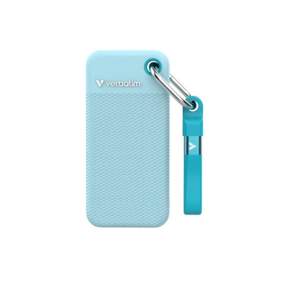 Obrázek VERBATIM externí SSD 2 TB Pocket SSD, USB- C, Modrá