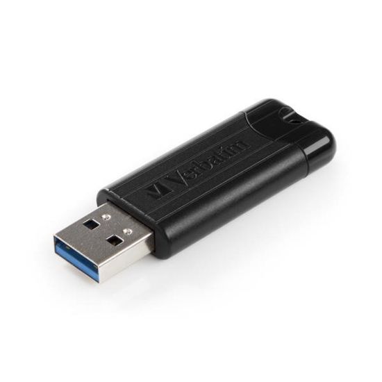 Obrázek VERBATIM Flash Disk 256 GB PinStripe USB 3.0, černá