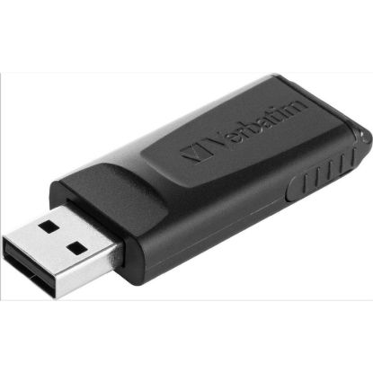 Obrázek VERBATIM Flash Disk 64 GB Store 'n' Go Slider, černá