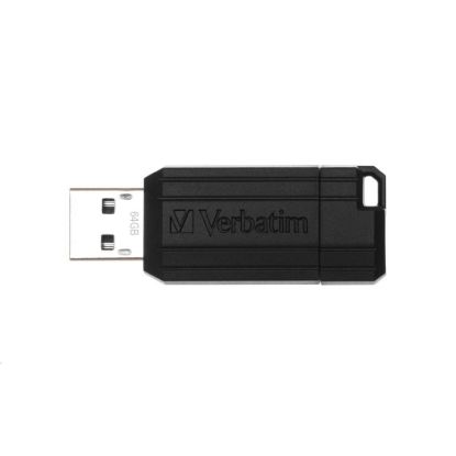Obrázek VERBATIM Flash Disk 64 GB USB 2.0 Store 'n' Go PinStripe, černá