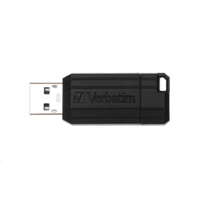 Obrázek VERBATIM Flash Disk 8 GB Store 'n' Go PinStripe, černá
