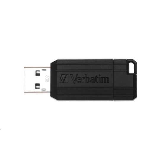 Obrázek VERBATIM Flash Disk 8 GB Store 'n' Go PinStripe, černá