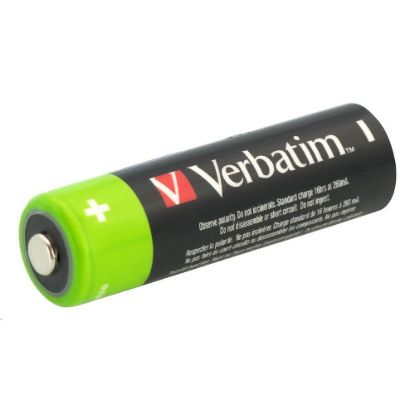 Obrázek VERBATIM Nabíjecí baterie AA Premium 4- Pack 2500 mAh