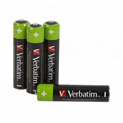 Obrázek VERBATIM Nabíjecí baterie AAA Premium 4- Pack 950mAh HR03