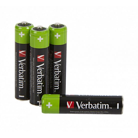 Obrázek VERBATIM Nabíjecí baterie AAA Premium 4- Pack 950mAh HR03