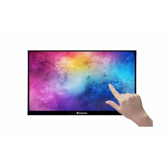 Obrázek Verbatim PMT- 14 Portable Touchscreen Monitor 14" Full HD 1080p Metal Housing Přenosný dotykový monitor