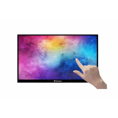 Obrázek Verbatim PMT- 15 Portable Touchscreen Monitor 15.6" Full HD 1080p Metal Housing Přenosný dotykový monitor