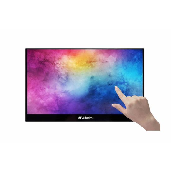 Obrázek Verbatim PMT- 17 Portable Touchscreen Monitor 17.3" Full HD 1080p Metal Housing Přenosný dotykový monitor