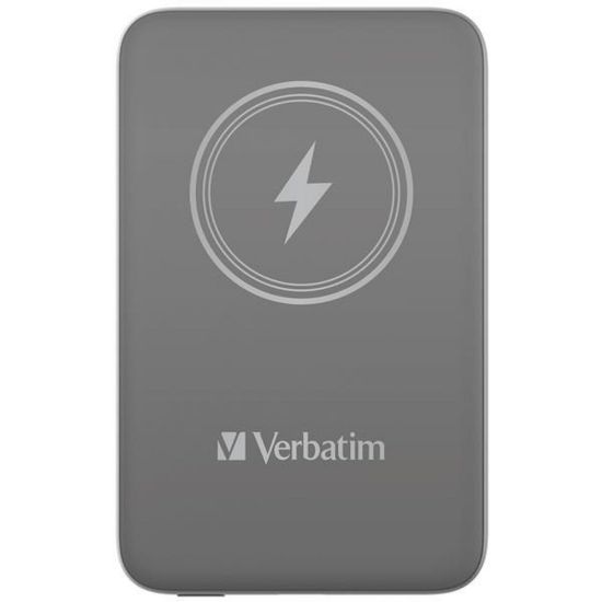 Obrázek VERBATIM Powerbanka Charge 'n' Go, Magnetická, 10000 mAh, USB- C, Šedá