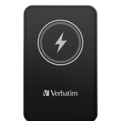Obrázek VERBATIM Powerbanka Charge 'n' Go, Magnetická, 5000 mAh, USB- C, Černá