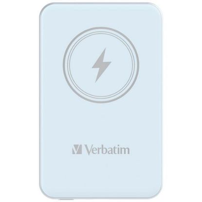 Obrázek VERBATIM Powerbanka Charge 'n' Go, Magnetická, 5000 mAh, USB- C, Modrá