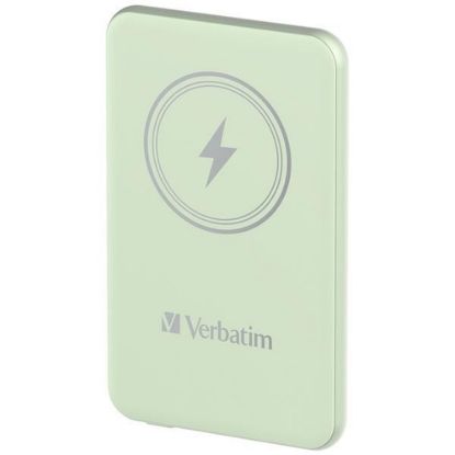 Obrázek VERBATIM Powerbanka Charge 'n' Go, Magnetická, 5000 mAh, USB- C, Zelená