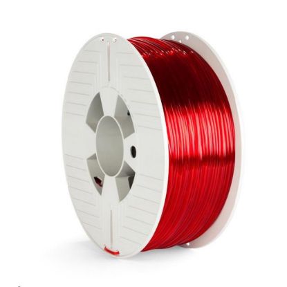 Obrázek VERBATIM 3D Printer Filament PET- G 2.85mm, 123m, 1kg red transparent