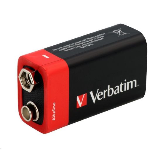 Obrázek VERBATIM Alkalické baterie 9V, 1 PACK , 6LR61