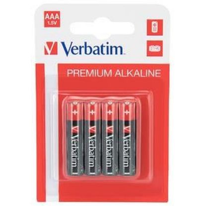Obrázek VERBATIM Alkalické baterie AAA, 4 PACK , LR3