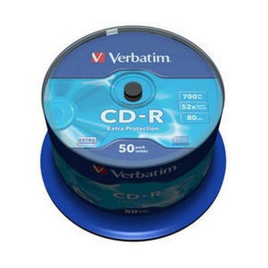 Obrázek VERBATIM CD- R(50- Pack)Spindle/ Extra Protection/ DL/ 52x/ 700MB