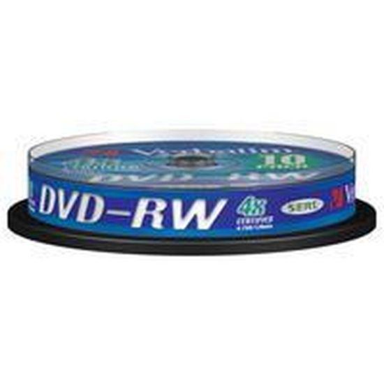 Obrázek VERBATIM DVD- RW(10- pack)Spindle/ 4x/ 4.7 GB