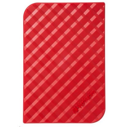 Obrázek VERBATIM Externí HDD 1 TB Store 'n' Go Portable Hard Drive USB 3.0, Red GEN II