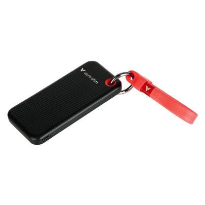 Obrázek VERBATIM Externí SSD Pocket SSD 2 TB, USB- C 3.1, černá/ červená