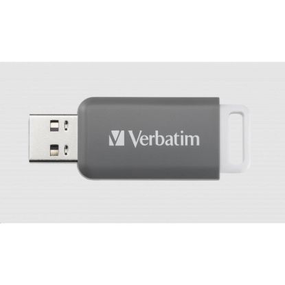 Obrázek VERBATIM Flash Disk 128 GB DataBar USB 2.0 Drive, šedá
