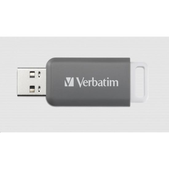 Obrázek VERBATIM Flash Disk 128 GB DataBar USB 2.0 Drive, šedá