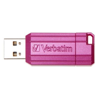 Obrázek VERBATIM Flash Disk 16 GB Hi- Speed Store 'n' Go, Pinstripe, USB 2.0, Hot růžová