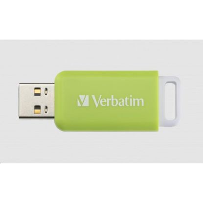 Obrázek VERBATIM Flash Disk 32 GB DataBar USB 2.0 Drive, zelená