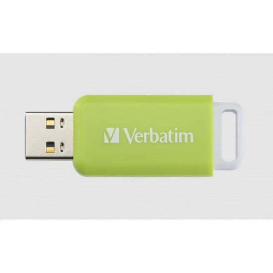Obrázek VERBATIM Flash Disk 32 GB DataBar USB 2.0 Drive, zelená