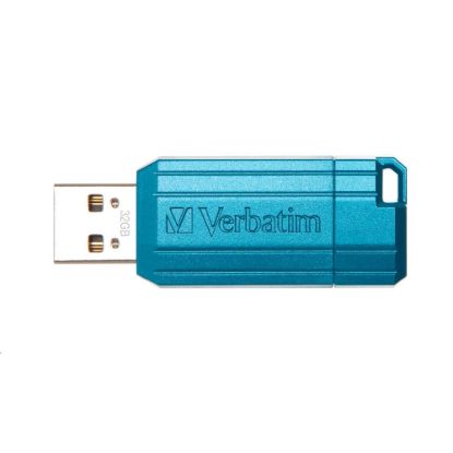 Obrázek VERBATIM Flash Disk 32 GB Store 'n' Go PinStripe, karibská modrá