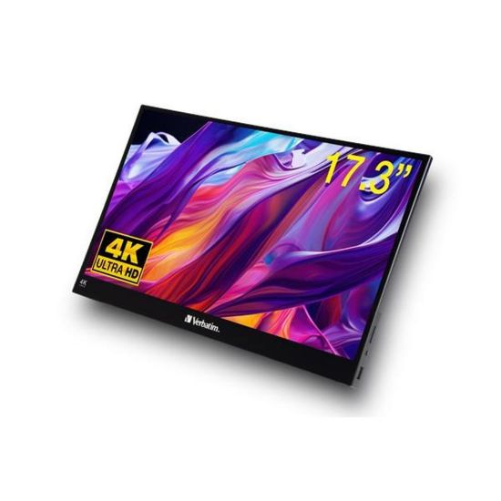 Obrázek Verbatim PM- 17- 4K Přenosný dotykový monitor 17, 3", 4K Ultra HD, Metal Housing